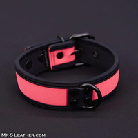 Neo Bold Color Puppy Collar Pink L-Xxl Mr-S-Leather