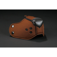 Mr. S Leather K9 Muzzle Brown Mr-S-Leather