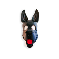 Maska Vegan Pup Hood Black-Black Brutus