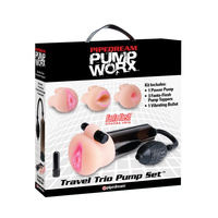 Pompka do penisa zestaw Travel Trio Pump Set Pipedream Pump Worx