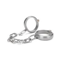Heavy Duty Hand Cuffs Silver Prowler Red