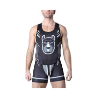 CellBlock13 trykot Pup Tron Zipper Singlet Grey M