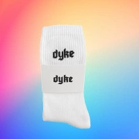Skarpetki Dyke Socks White/Black 36-41 Keller