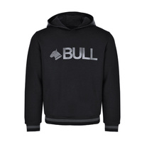 Bluza z kapturem i skórzanymi aplikacjami Bull Leather Hoodie.01 S