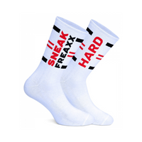 Skarpetki SneakFreaxx Hard Play white socks