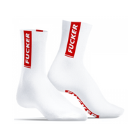 Skarpetki SneakXX Stripe Fucker White Socks