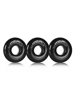 Набір кілець Ringer Cockring Black 3 Pack Oxballs