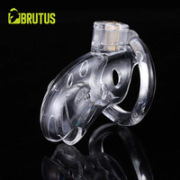 Пояс цнотливості Shark Cage Chastity Cage Clear Brutus