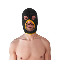 Neoprene Face Fucker Hood Black/Yellow Brutus