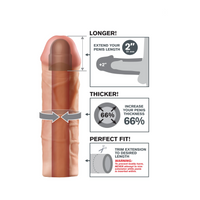 Накладка на пеніс Fantasy X-Tensions Mega 2" Extension Light Pipedream