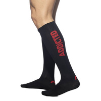 Чоловічі гетри Addicted Fetish Socks Black-Red S/M