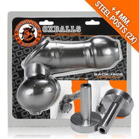 Накладка на пеніс Sackjack Electro + 4 мм Posts 2x Steel Oxballs