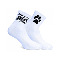 Шкарпетки SneakFreaxx Woof Puppy Short Low Socks White