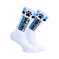 Шкарпетки SneakFreaxx Sneak Woof Puppy Socks White-Blue