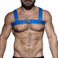 Пояс Fetish Basic Elastic Harness Blue XL/XXL Addicted