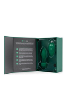Анальний пробка Vibrating Jewel Plug M/L Emerald Green b-Vibe