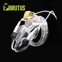Пояс цнотливості Volt Cage Electro Chastity Cage Clear Brutus