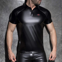 Поло Rub Fetish Polo-Shirt Black XXL Addicted Fetish