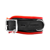 Шиянка Leather Collar Black/Red Brutus