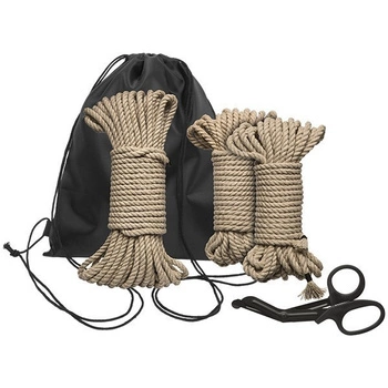 Bind & Tie Initiation Kit 5 Piece Hemp Rope Набір для зв'язування Kink by DocJohnson
