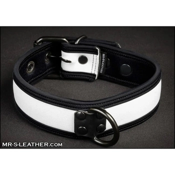 Neo Bold Color Puppy Collar Білий L-Xxl Mr-S-Leather