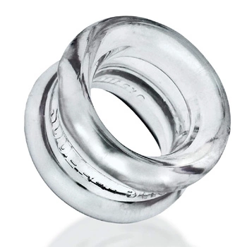 Натирач яєць [SIL/TPR] SQUEEZE SHORT Ballstretcher Clear Oxballs