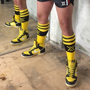 Футбольні гетри Boxer Deluxe Football Sox Yellow-Black