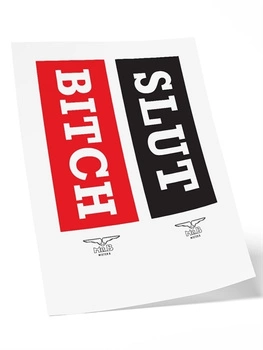 Тимчасовий татуювання Mister B Temporary Tattoo Slut/Bitch