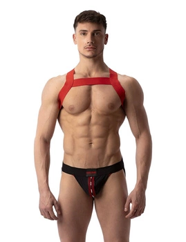 Джокстрапи Mesh Jock Tel Black-Red L Barcode Berlin